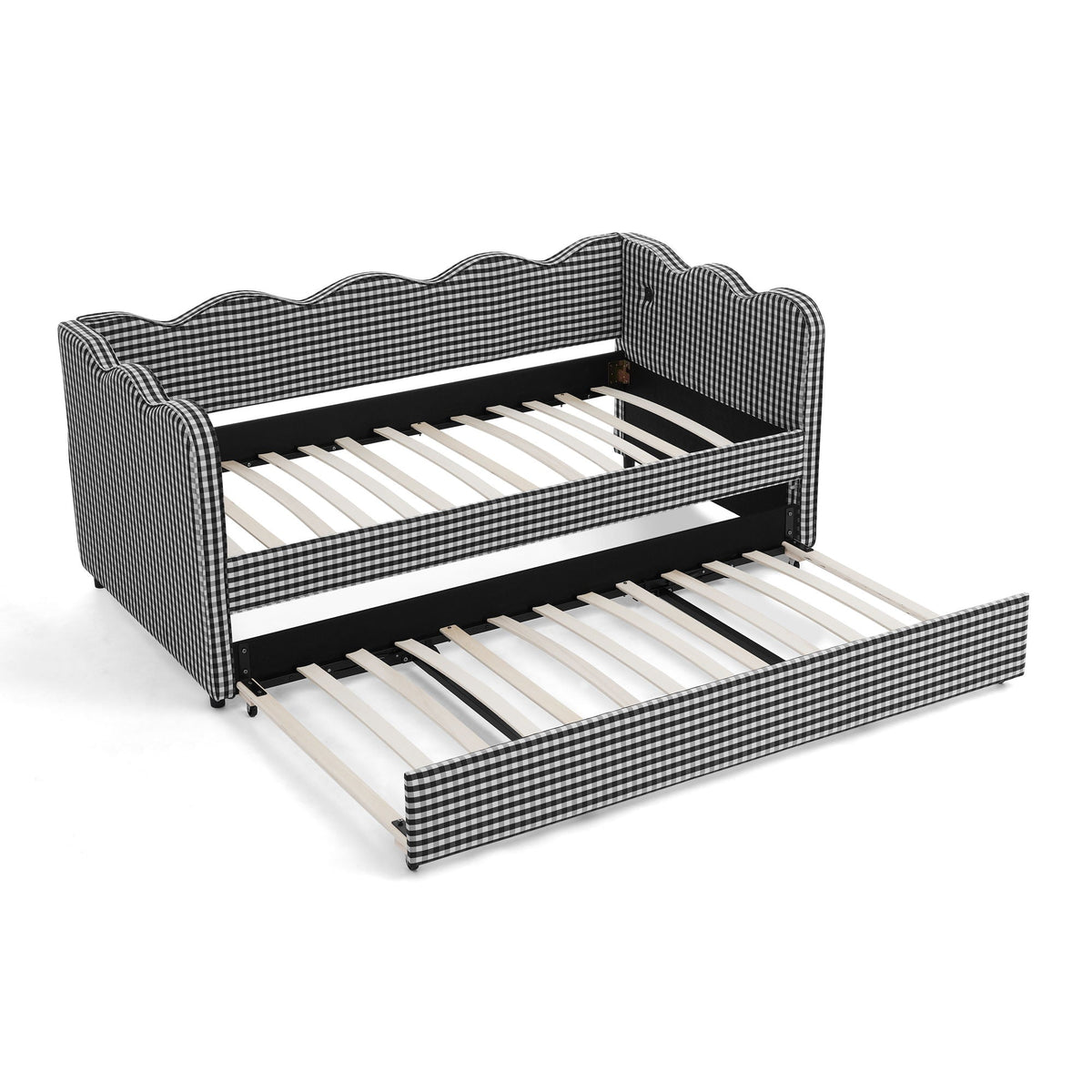 Gingham Wave Daybed And Usb Charging Port