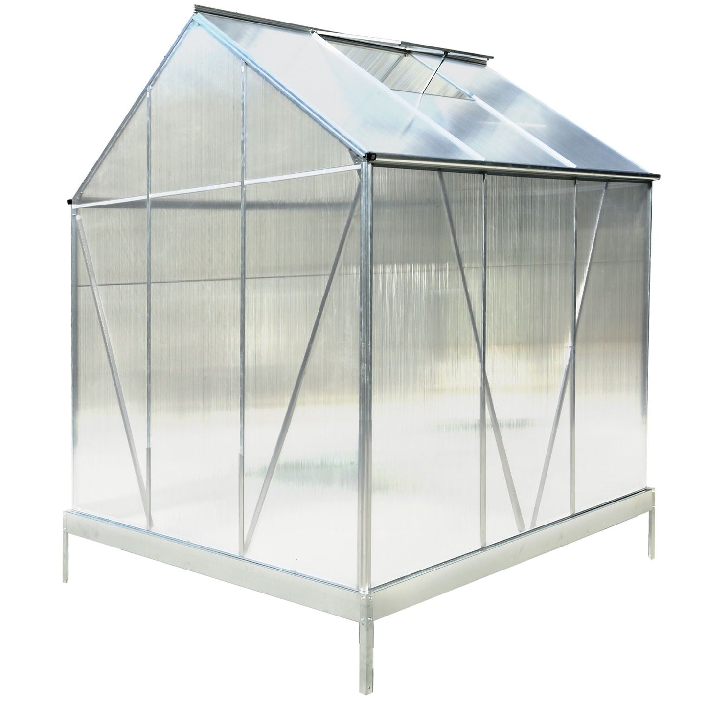 Heavy Duty Polycarbonate Greenhouse Kit and Door