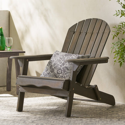 Malibu Adirondack Chair, dark wood outdoor furniture by HouseOfZazla on Tampa Home & Garden Store