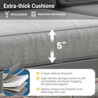 All Weather Patio Chairs and Thick Foam Cushions