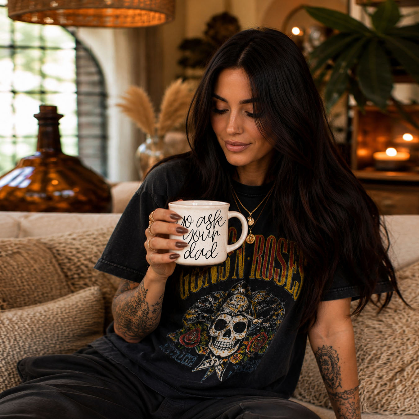 Ask Your Dad Ceramic Coffee Mug for Everyday Use