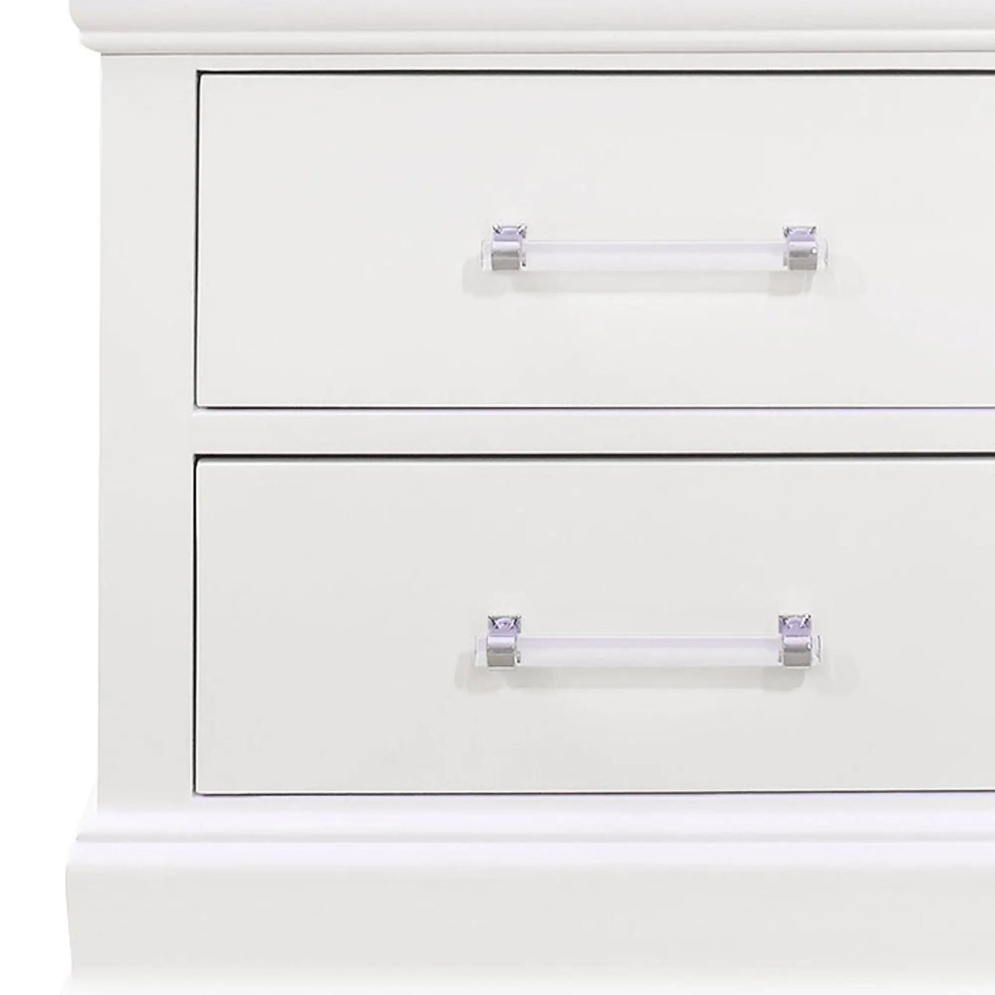 Charlston Elegant Nightstand With LED Lighting