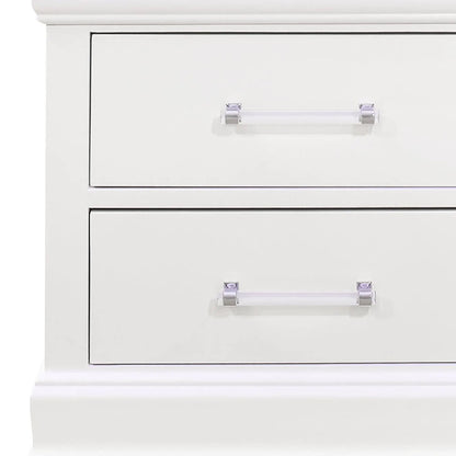 Charlston Elegant Nightstand With LED Lighting