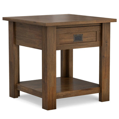 Monroe Handcrafted Side Table and the Acacia Wood