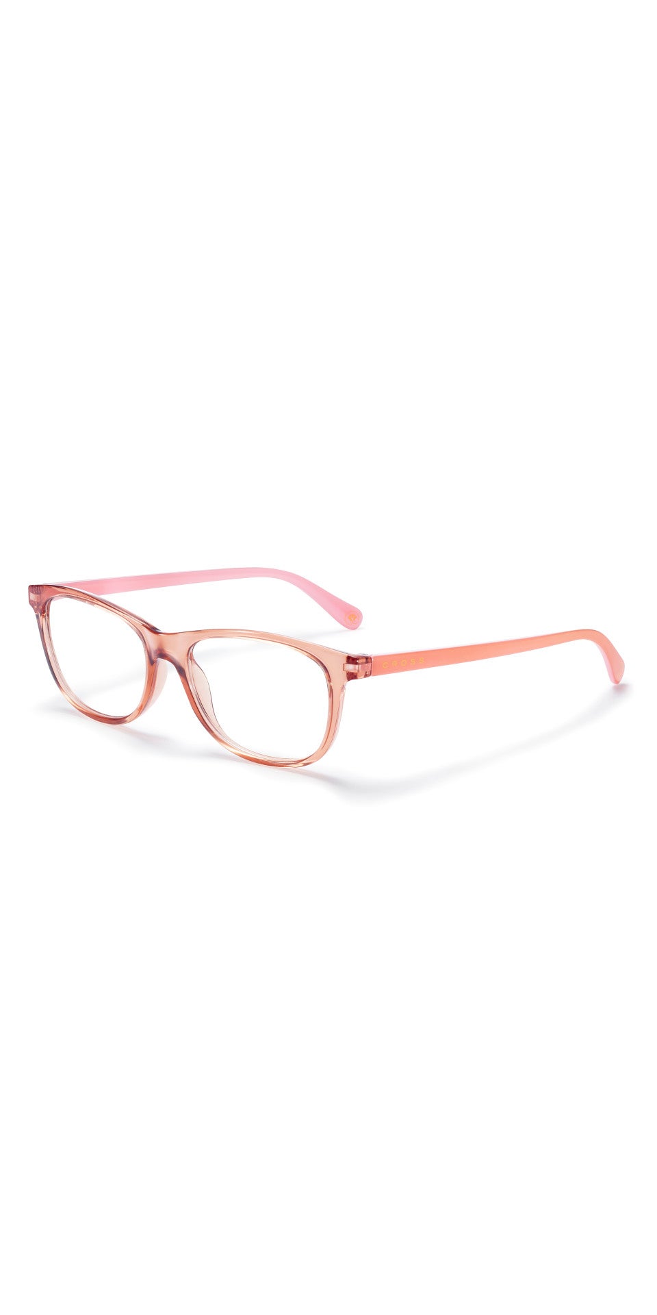 Berkeley reading glasses by A.T. Cross, pink translucent frames, 1.50 power on Tampa Home & Garden Store