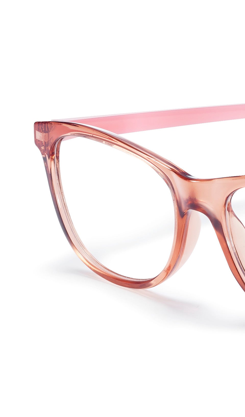 Berkeley reading glasses pink translucent frame 1.50 lens power on Tampa Home & Garden Store