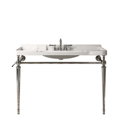 Vici 48-inch bathroom console sink with gold legs by HouseOfZazla on Tampa Home & Garden Store