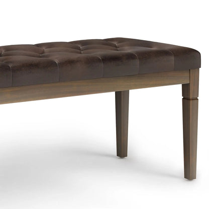 Waverly Upholstered Tufted Ottoman Bench