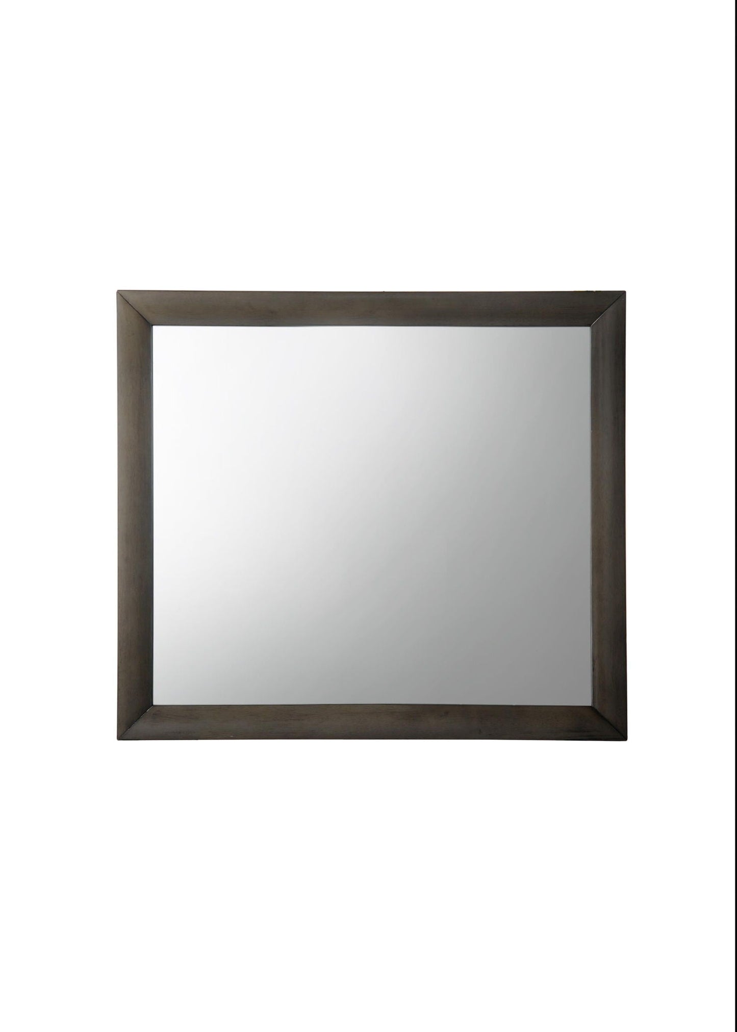 Ireland Contemporary Design Mirror by HouseOfZazla, square dark wood frame on Tampa Home & Garden Store
