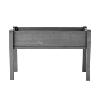 Solid Wood Raised Garden Bed and Wide Frame
