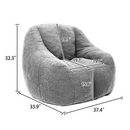 Comfy Bean Bag Chair with Memory Foam Filler