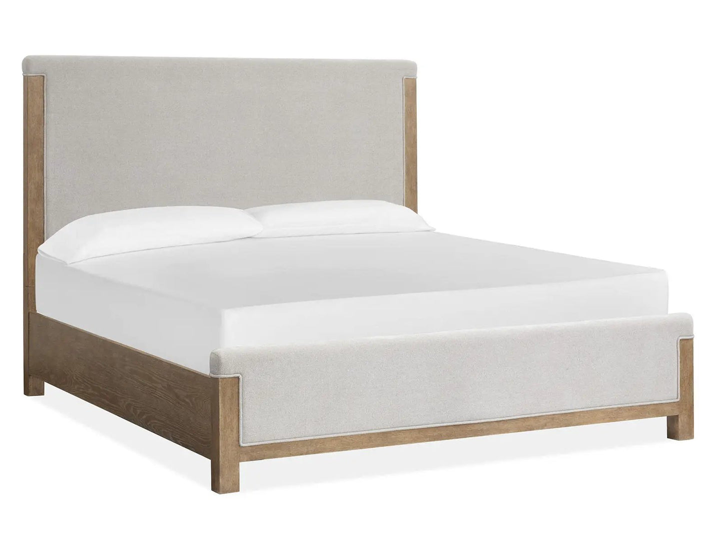 Plum Creek Upholstered Panel Bed With Fabric