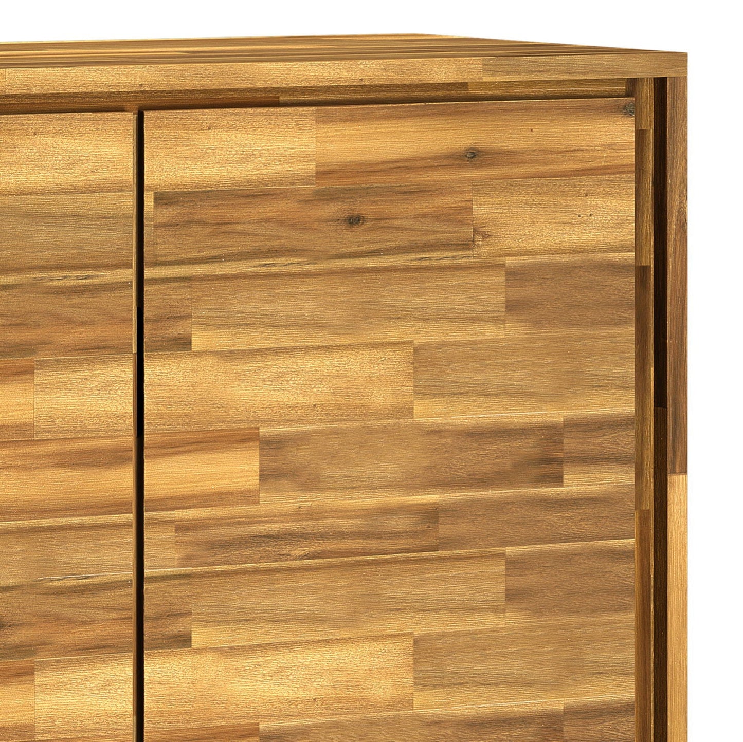 Lowry Medium Handcrafted Storage Cabinet golden wood finish HouseOfZazla accent cabinet on Tampa Home & Garden Store
