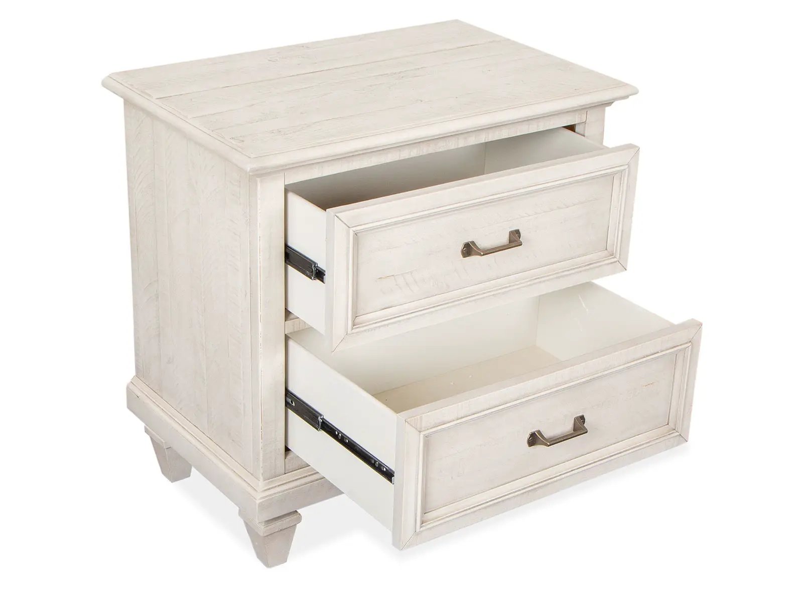 Newport Drawer Nightstand with 3 drawers in alabaster finish by Unique Piece Furniture on Tampa Home & Garden Store