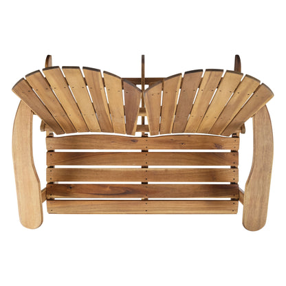 Adirondack Rocking Loveseat For Patio And Garden