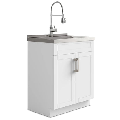 Hennessy Deluxe Laundry Cabinet With Faucet Sink