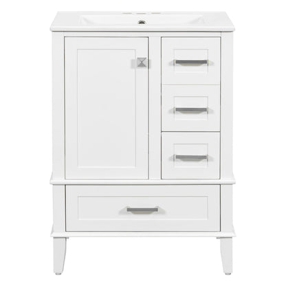 Bathroom Vanity With Sink Solid Wood Cabinet