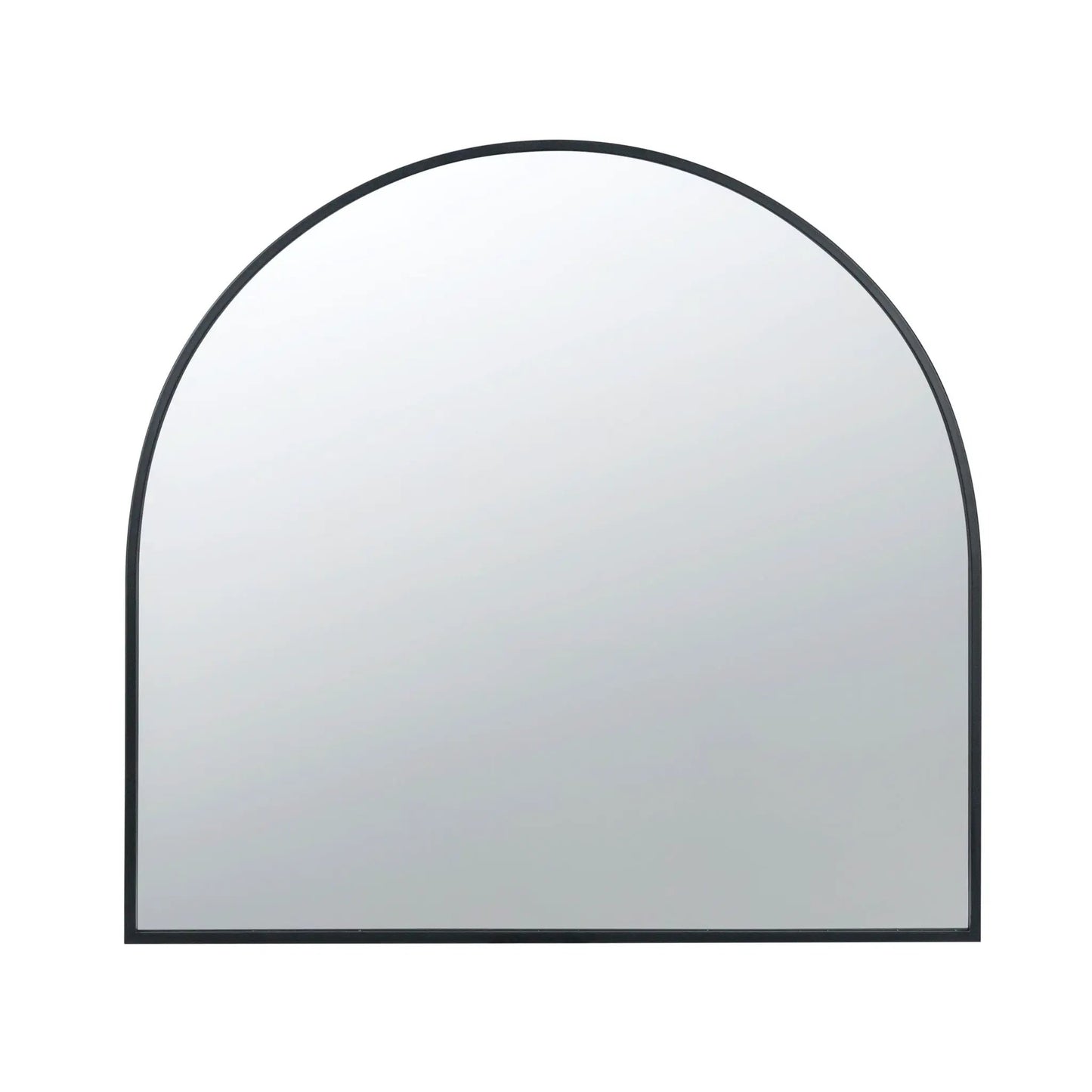 Arched Wall Mirror With Metal Frame Living Room