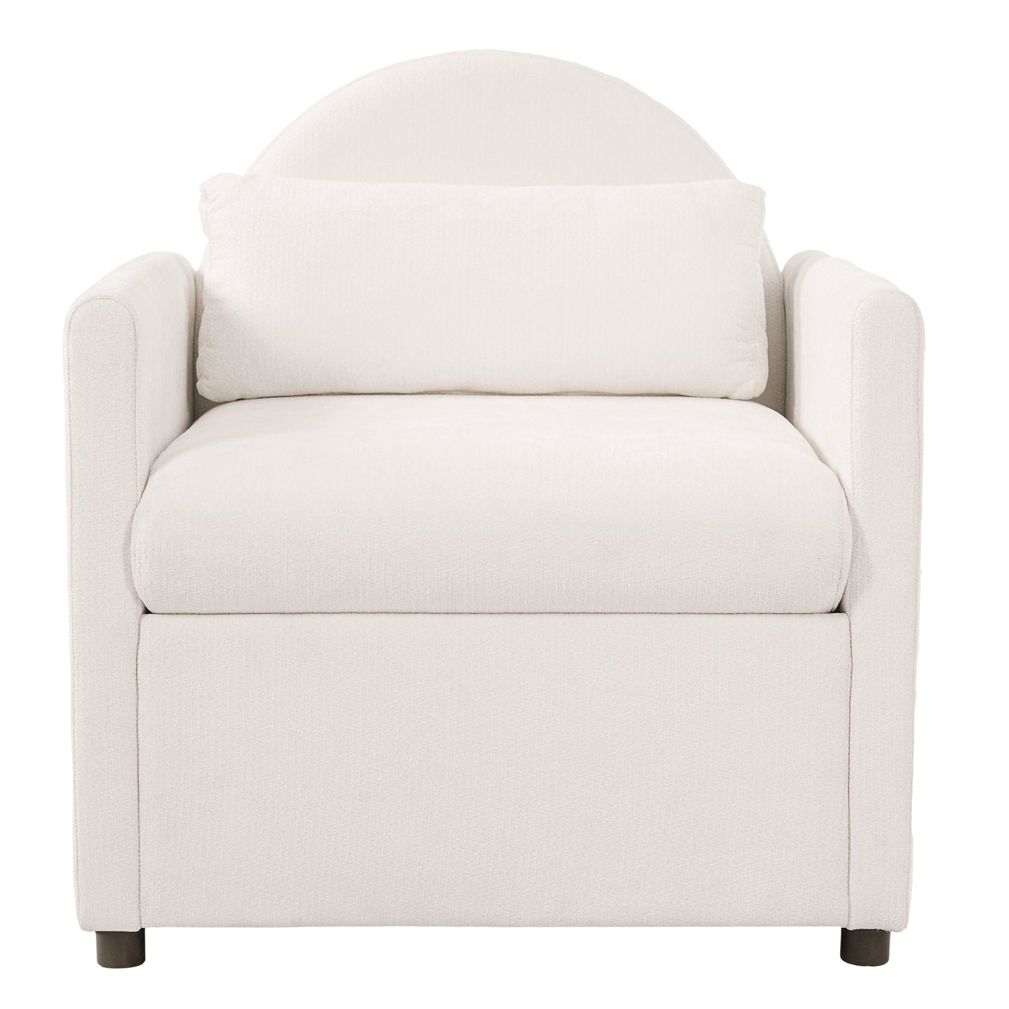 Beige pet-friendly accent chair with hidden pet nook by HouseOfZazla, replacement parts on Tampa Home & Garden Store