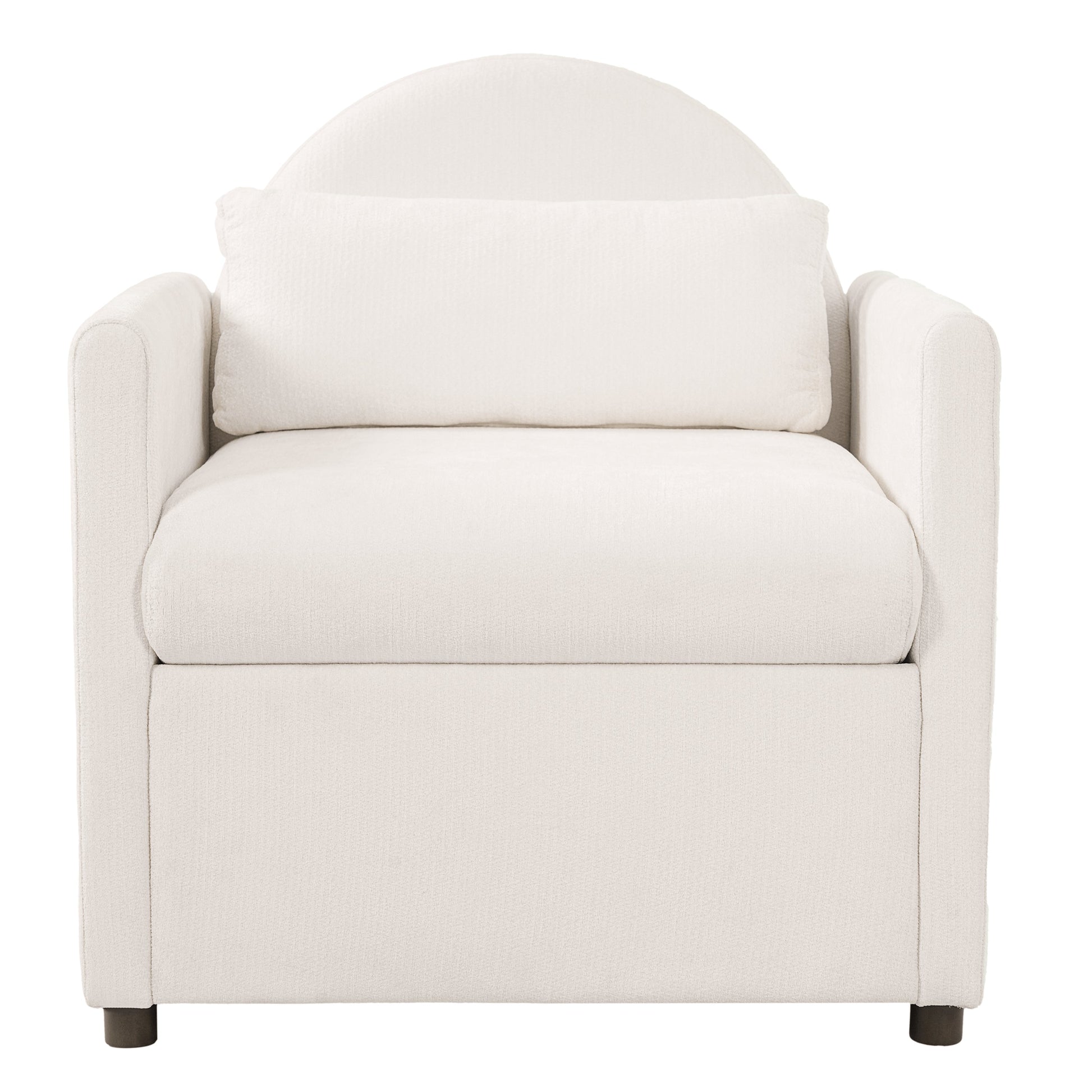 Beige pet-friendly accent chair with hidden pet nook by HouseOfZazla, replacement parts on Tampa Home & Garden Store