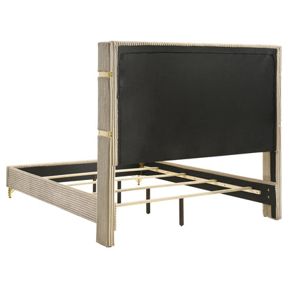 Malcolm Timeless Wingback Upholstered Bed