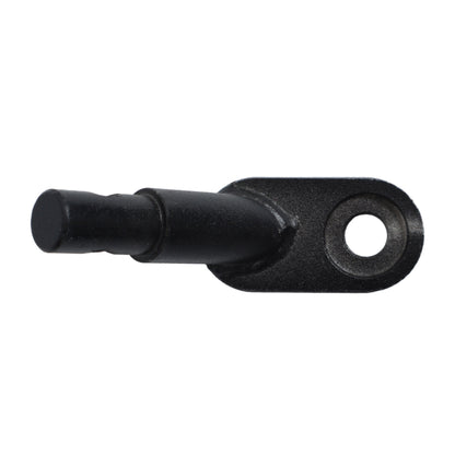 Pet trailer hitch joint in black metal with mounting hole for folding dog trailer on Tampa Home & Garden Store