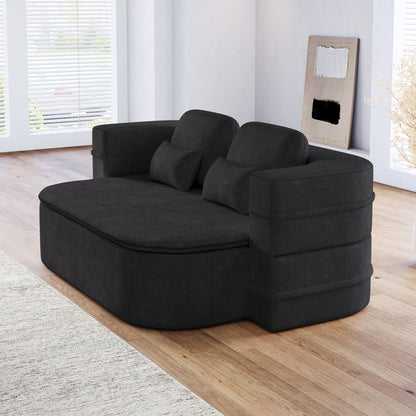 Foldable Sofa Bed with a Multi Functional Blanket
