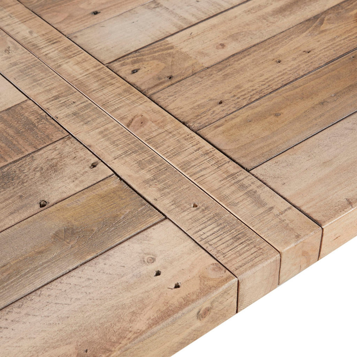 Rustic pine dining table top in natural finish with boarded planks and knots HouseOfZazla on Tampa Home & Garden Store