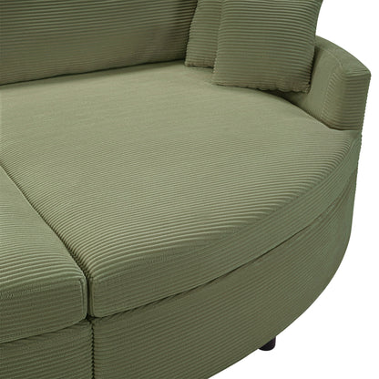 Oversized Double Chaise Sofa With USB Ports