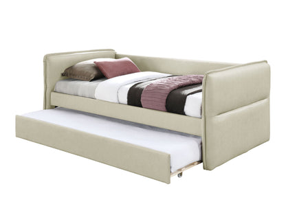 Stylish Dusty Rose Twin Daybed with a Trundle