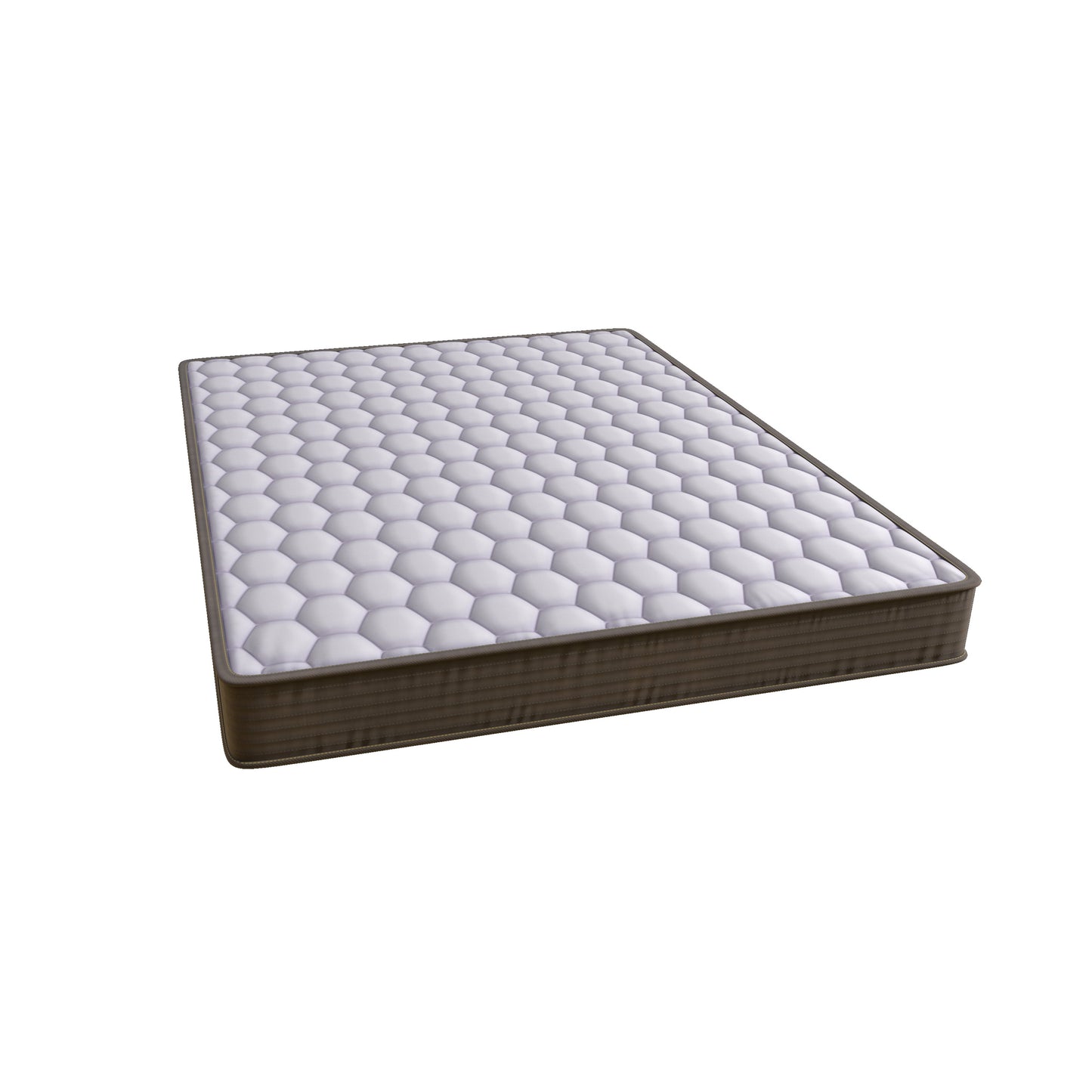 Mattress HouseOfZazla 6-inch soft-medium pocket spring, twin size with lavender quilted top on Tampa Home & Garden Store