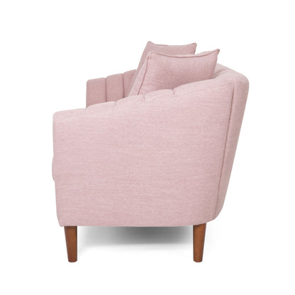 Contemporary Three Seater Sofa with Button Stitch