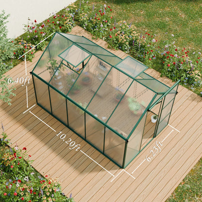 Outdoor Polycarbonate House and Raised Metal Base