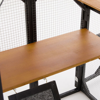 Multi Level Outdoor Cat Enclosure and Platform
