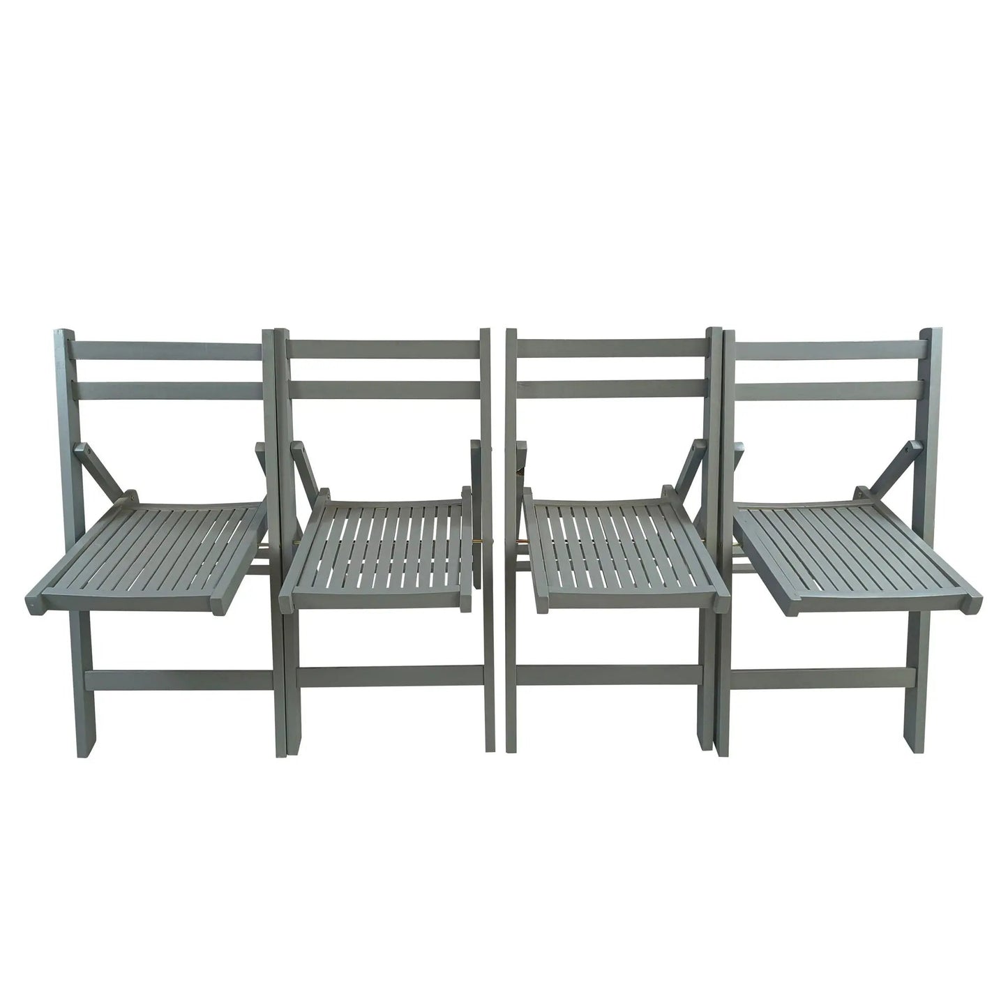 Solid Wood Foldable Event Chair Set of 4