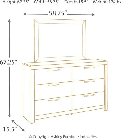 Derekson Youth Panel Bedroom Set Rustic Finish