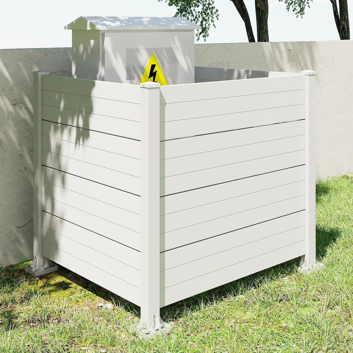 All Weather Vinyl Ac Fence Cover And Screen