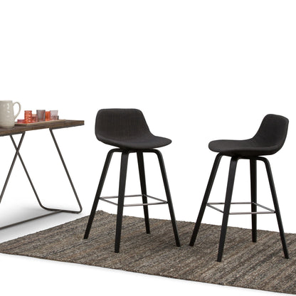 Randolph Bentwood counter stools, black seats, set of 2, Unique Piece Furniture on Tampa Home & Garden Store