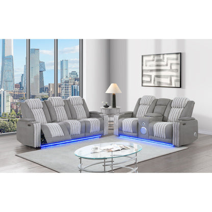Duran Power Reclining Sofa and Drop Down Table