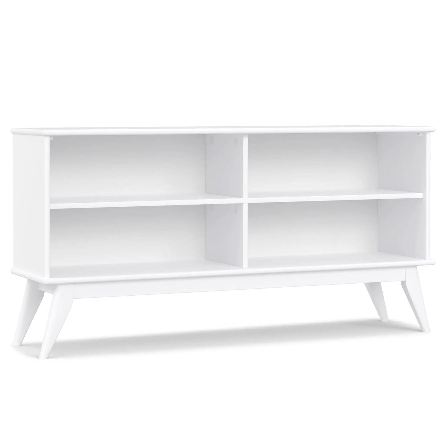 Draper Handcrafted Low Bookcase in Solid Wood