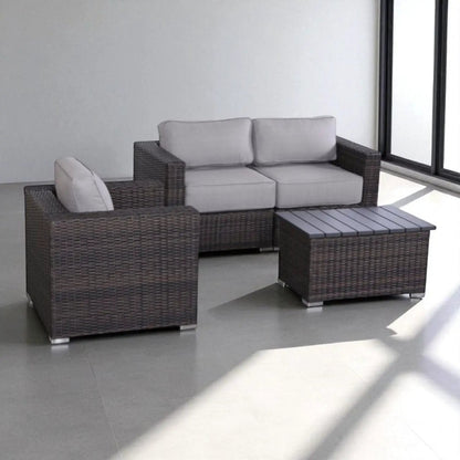 Outdoor Sofa Seating Group with Cushions
