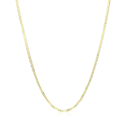 10k yellow gold mariner link chain necklace 1.2mm on Tampa Home & Garden Store