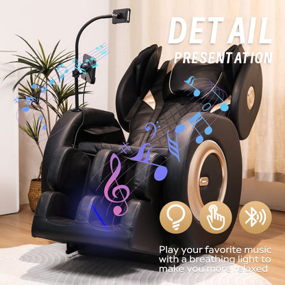 Massage chair recliner black with zero gravity and full-body air pressure by HouseOfZazla on Tampa Home & Garden Store