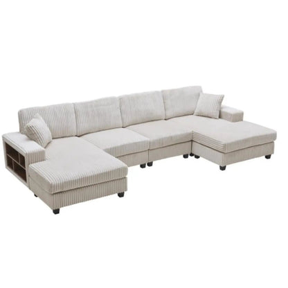 U Shaped Convertible Sofa Four Seater Lounge