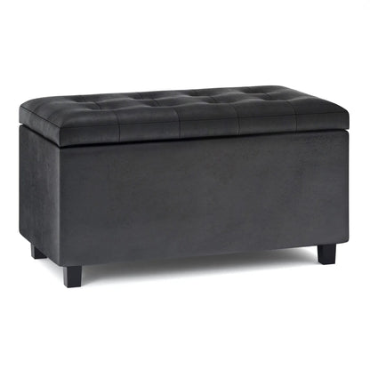 Cosmopolitan Upholstered Storage Ottoman Bench