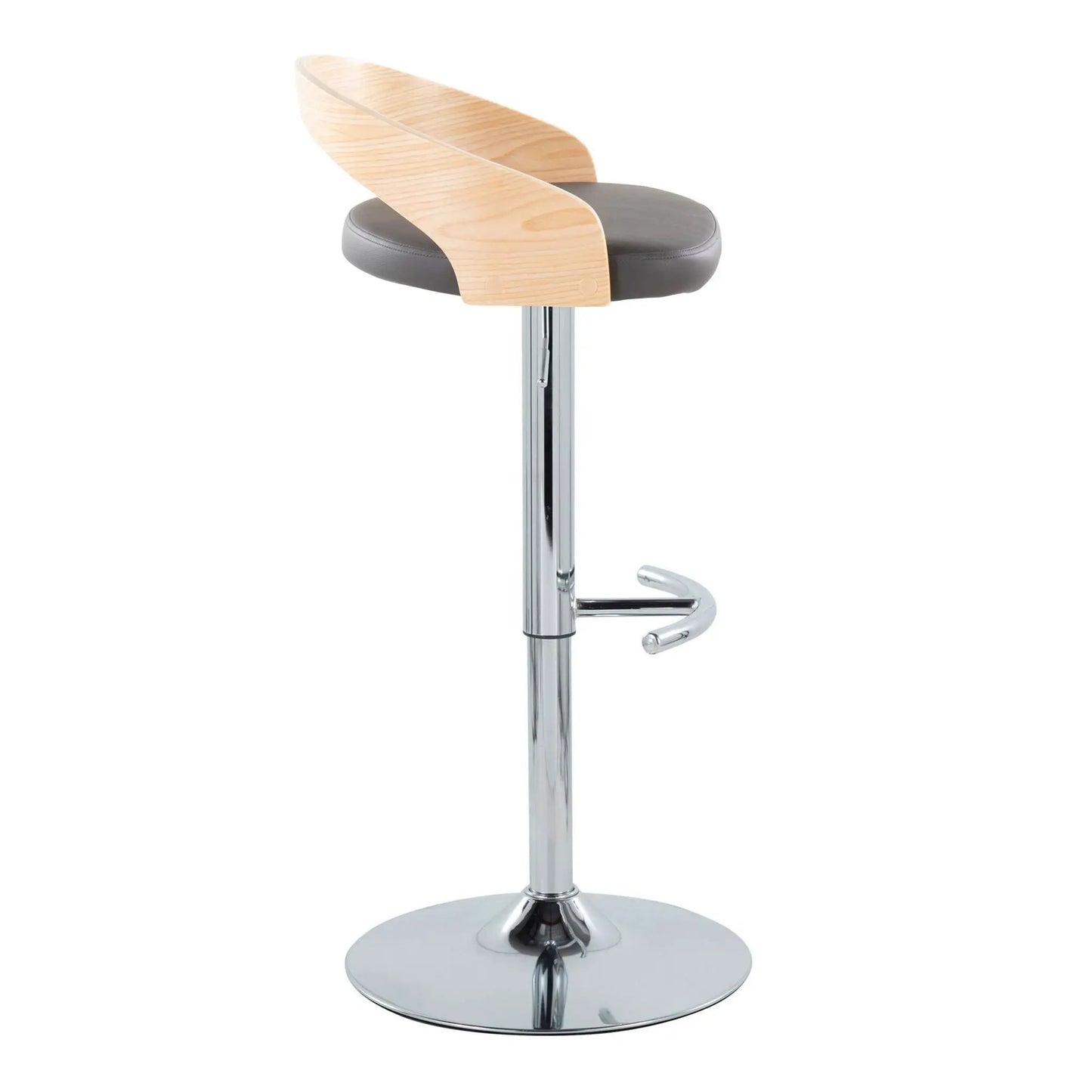 Grotto Contemporary Adjustable Barstool Swivel