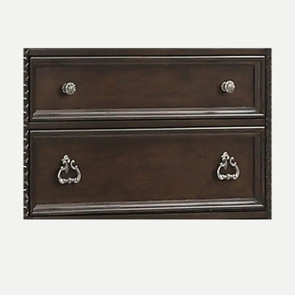 Traditional 5 Drawer Chest in Mahogany Finish