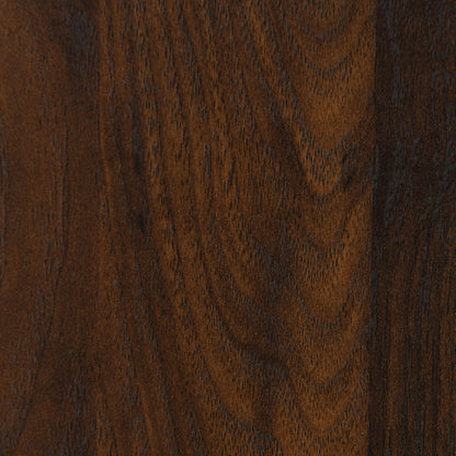 Anza Bed panel bed in warm brown wood grain finish by HouseOfZazla on Tampa Home & Garden Store