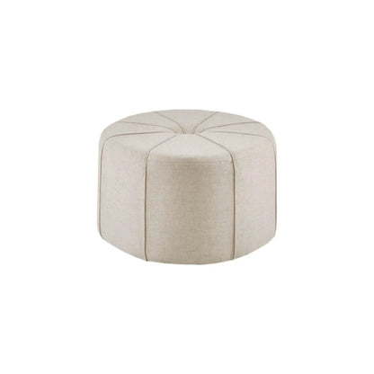 Modern Style Cocktail Ottoman with Tufted Center