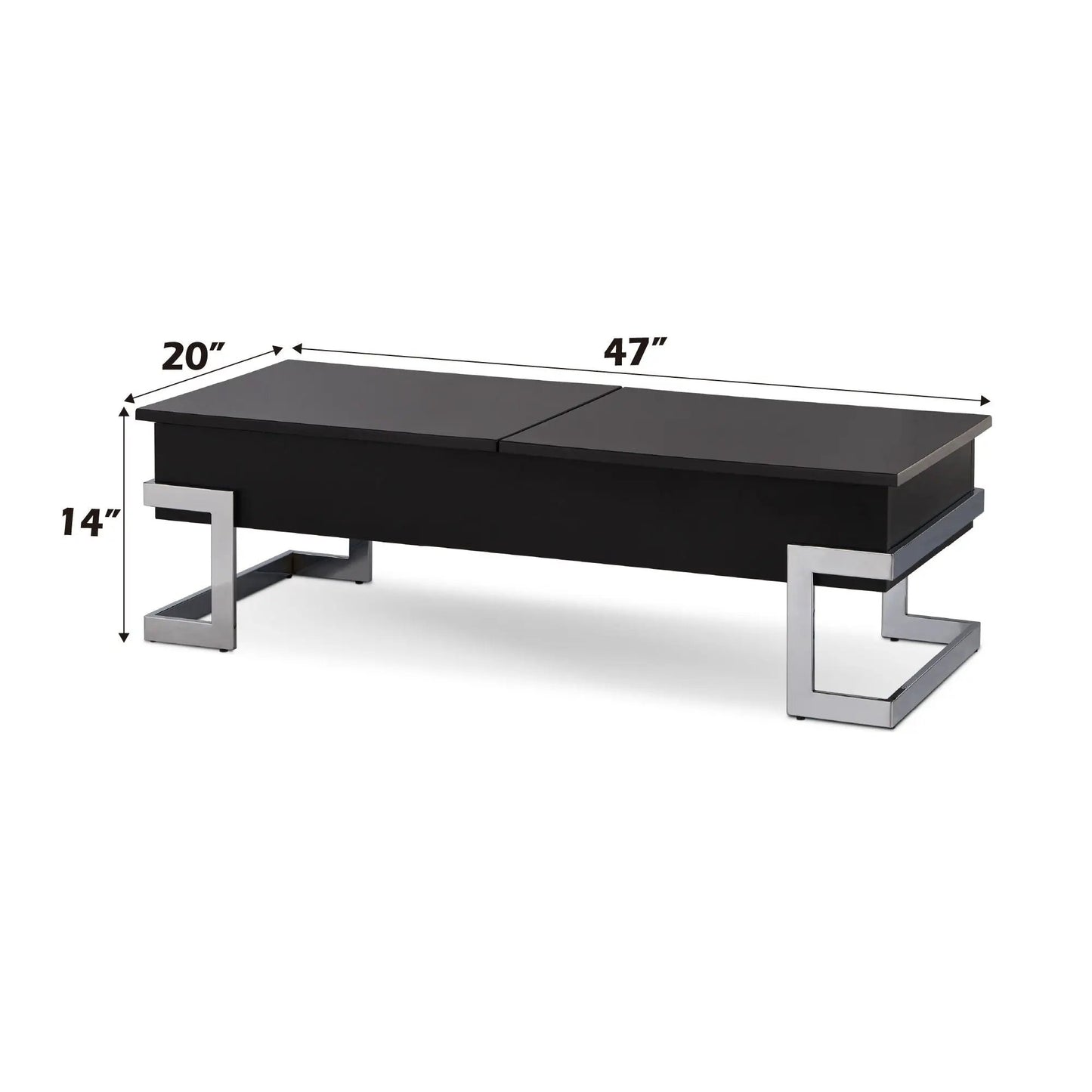 Calmam High Gloss Coffee Table With Lift Top